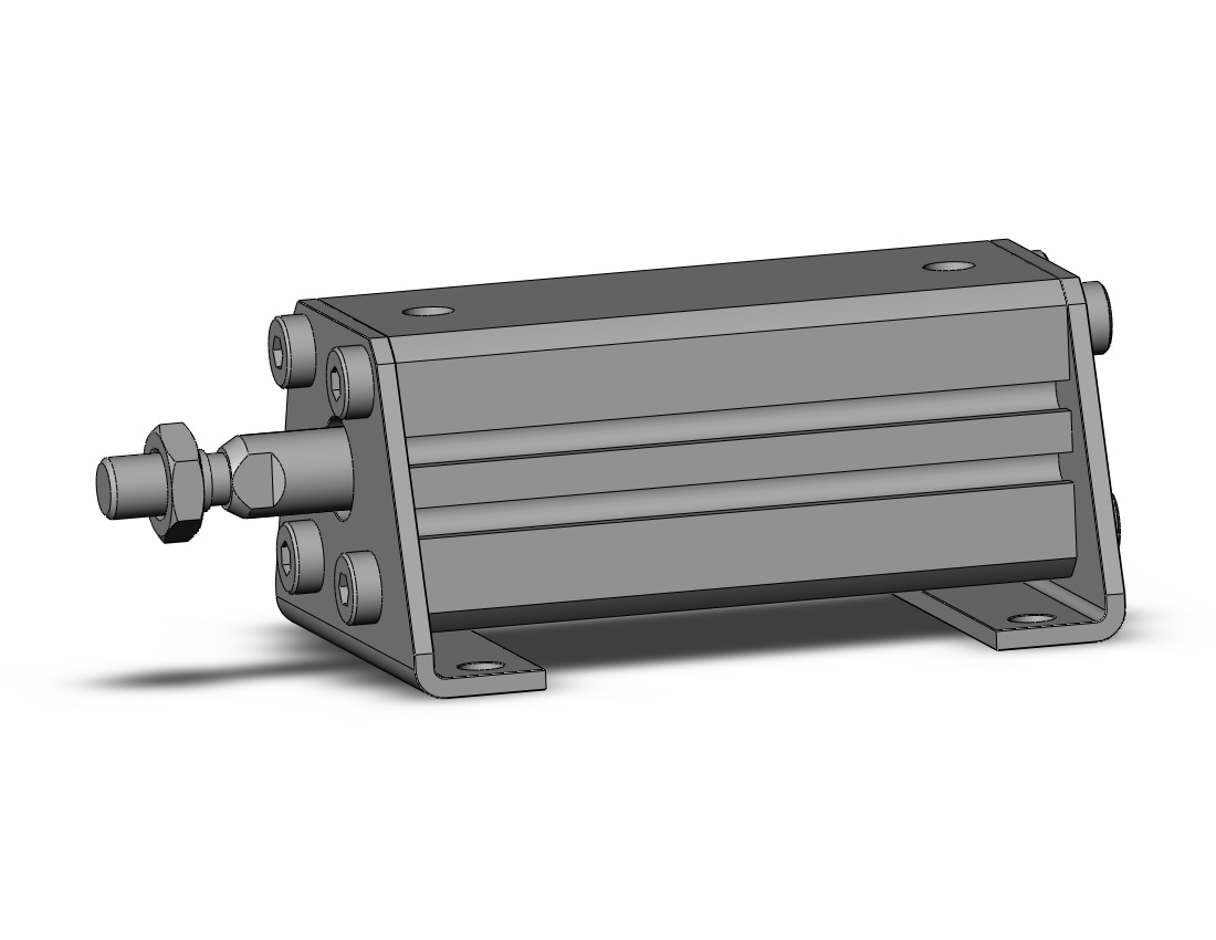 SMC CDQSL16-35DCM cyl, compact, dbl act long stk, CQS COMPACT CYLINDER