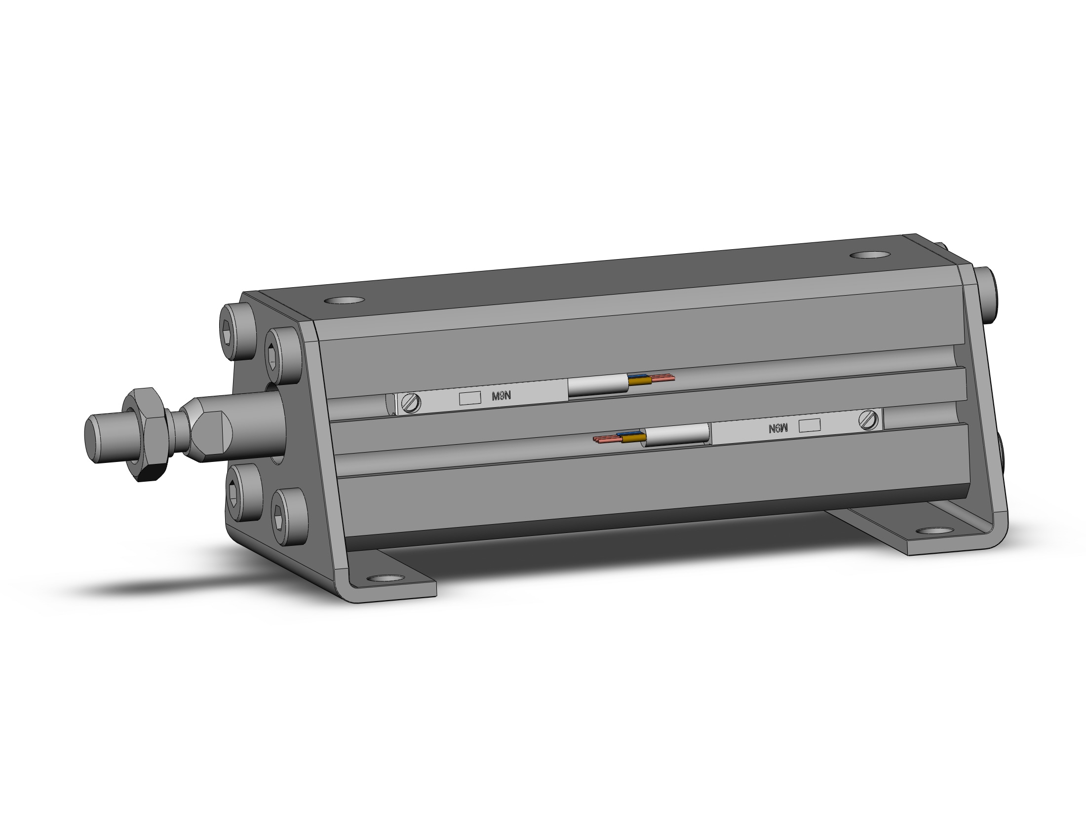 SMC CDQSL16-50DCM-M9NZ cylinder, compact, COMPACT CYLINDER