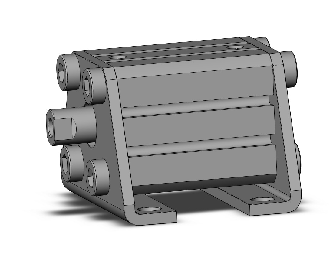 SMC CDQSL20-15D cylinder, compact, COMPACT CYLINDER