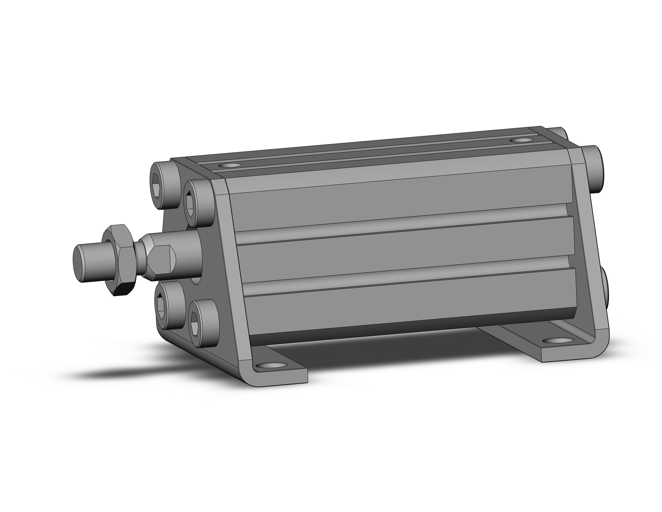 SMC CDQSL20-45DCM 20mm cqs dbl-act auto-sw, CQS COMPACT CYLINDER