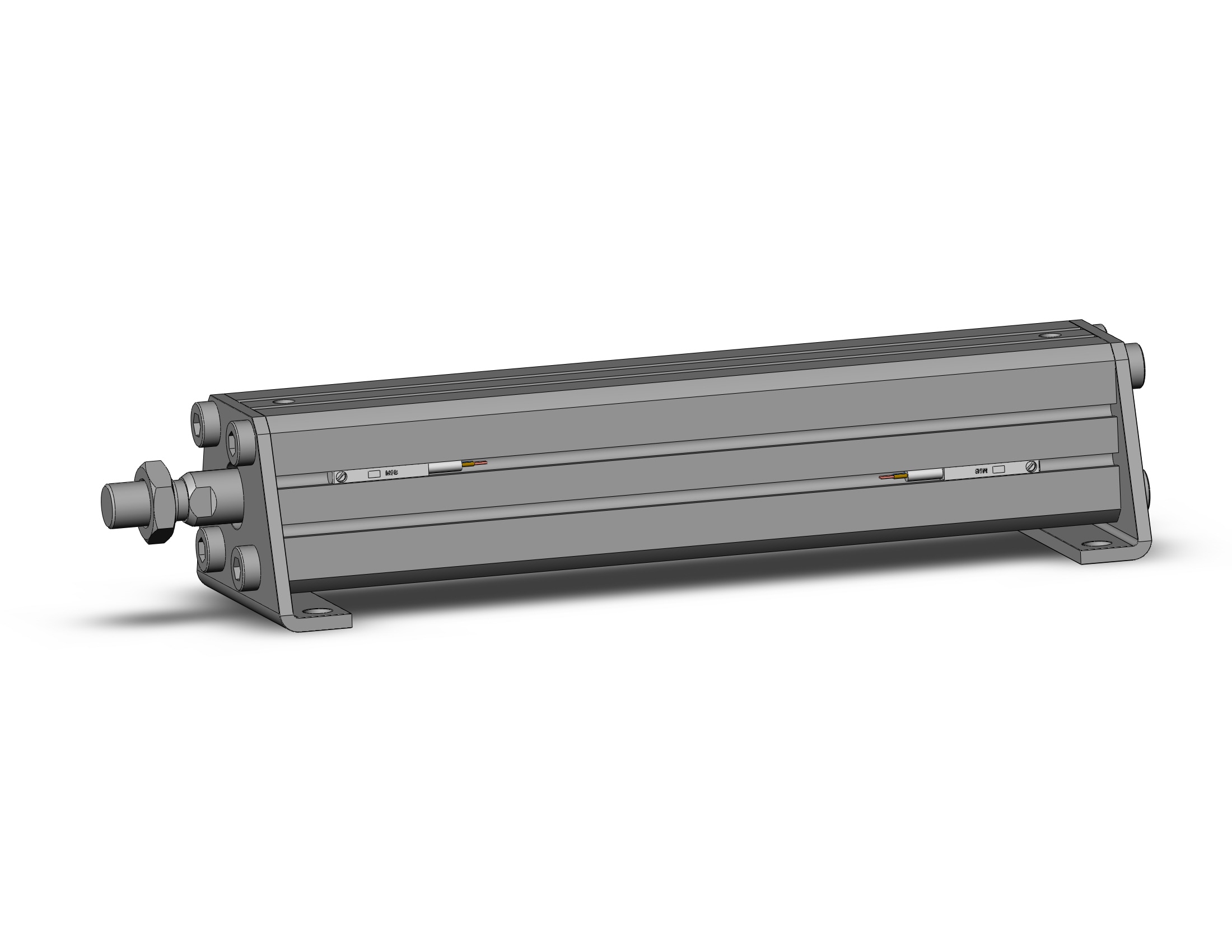 SMC CDQSL25-150DCM-M9BL cyl, compact, dbl act long stk, CQS COMPACT CYLINDER