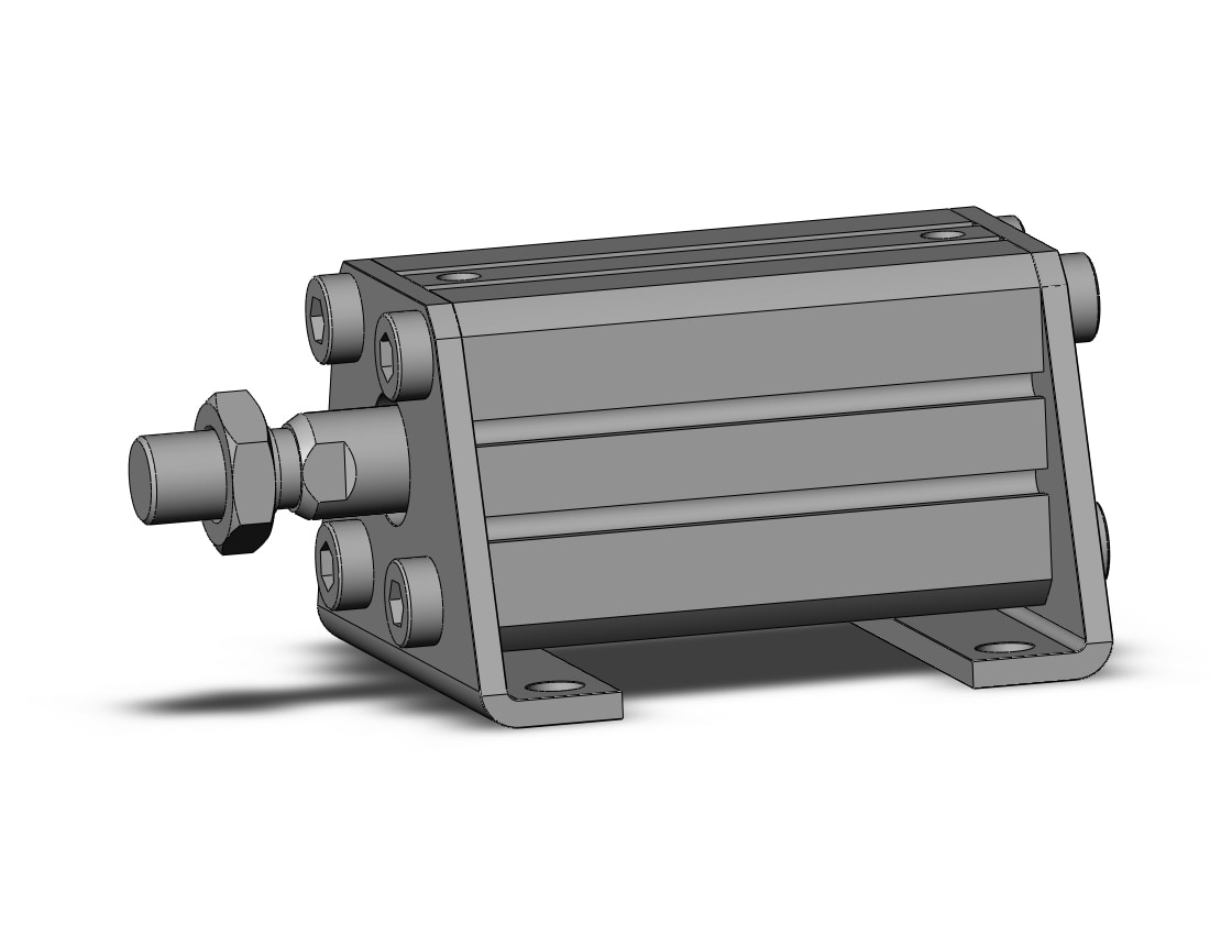 SMC CDQSL25-35DM cyl, compact, dbl act, auto-sw, CQS COMPACT CYLINDER