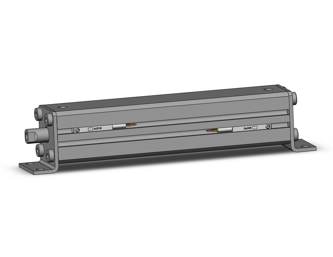 SMC CDQSLC16-100DC-M9PWL cyl, compact, dbl act long stk, CQS COMPACT CYLINDER