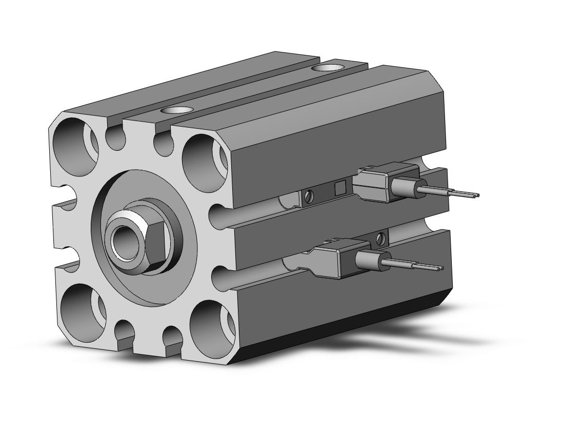 SMC CDQSYB20-15DC-M9BWV cyl, smooth, dbl/act, auto-sw, CQSY SMOOTH CYLINDER