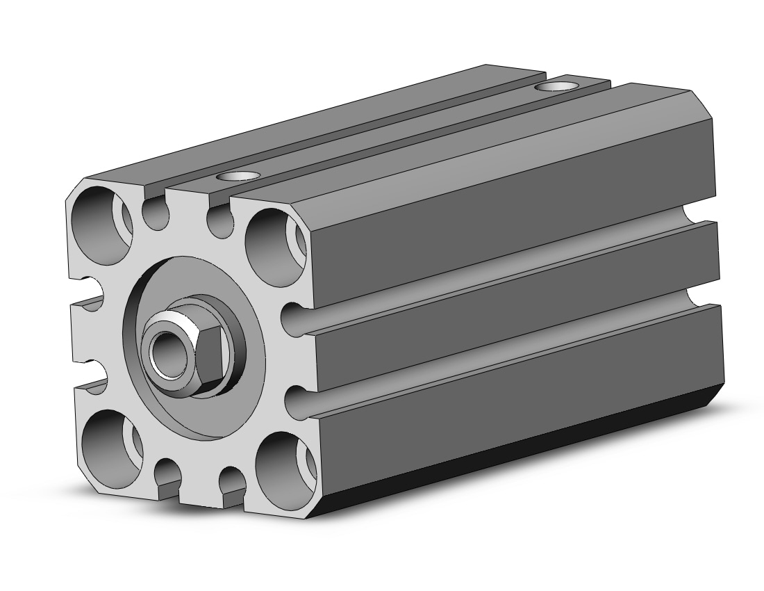 SMC CDQSYB20-35DC cyl, smooth, dbl/act, auto-sw, CQSY SMOOTH CYLINDER