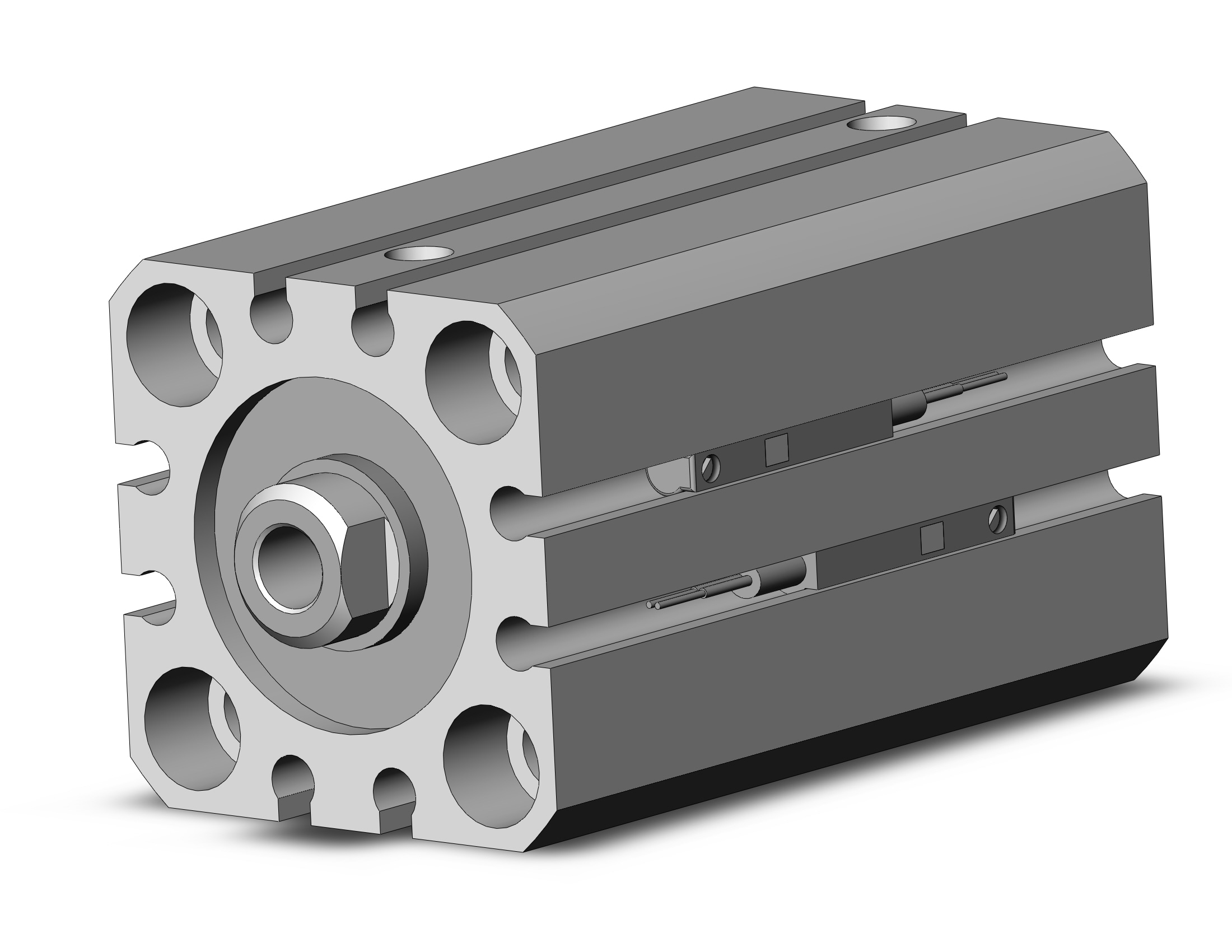 SMC CDQSYB25-30DC-M9BL cylinder, smooth type, CQSY SMOOTH CYLINDER