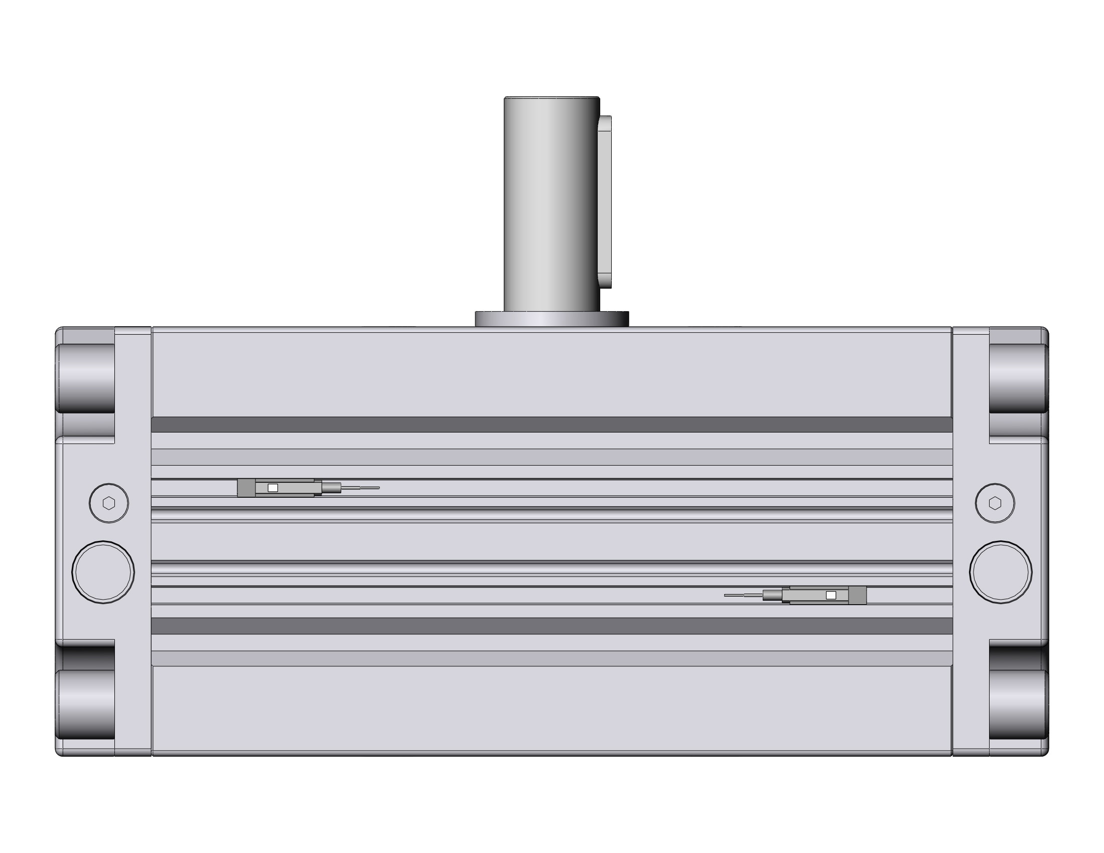 SMC CDRA1BS100-100CZ-M9BS actuator, rotary, rack & pinion type, ROTARY ACTUATOR