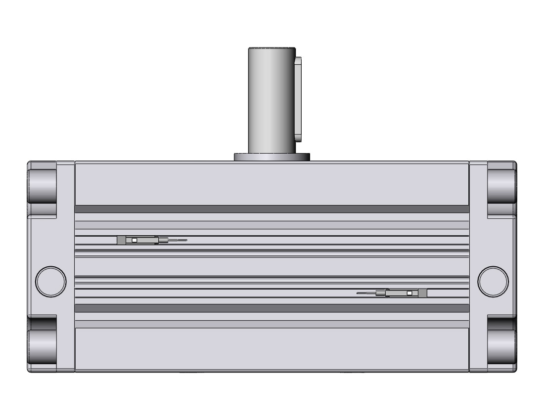 SMC CDRA1BS100-100Z-M9BS actuator, rotary, rack & pinion type, ROTARY ACTUATOR