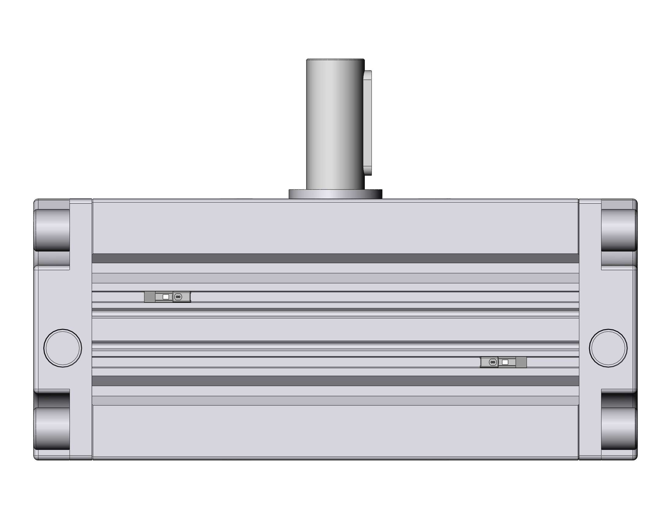 SMC CDRA1BS100-100Z-M9BVL actuator, rotary, rack & pinion type, ROTARY ACTUATOR