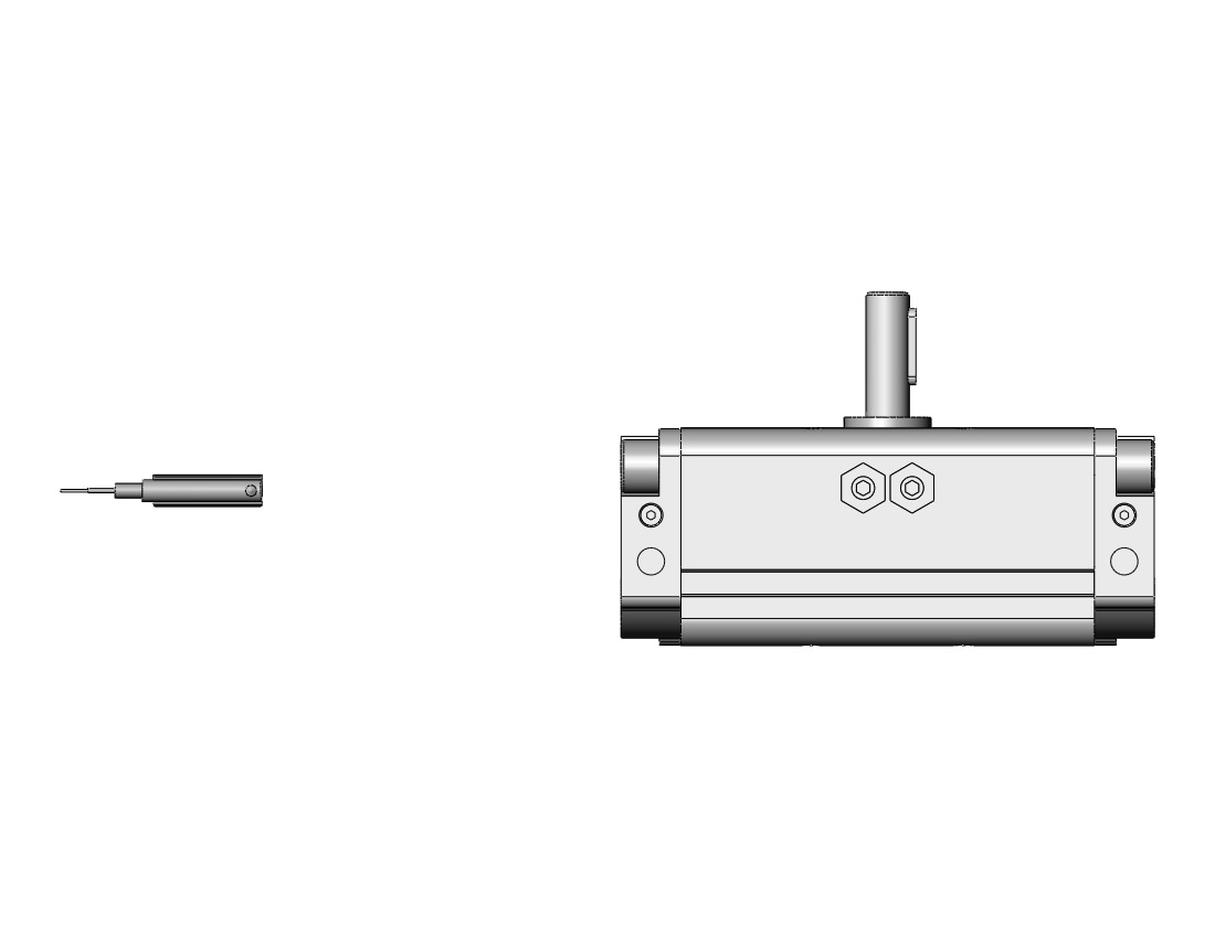 SMC CDRA1BS30-90CZ-M9PSAPC actuator, rotary, rack & pinion type, ROTARY ACTUATOR