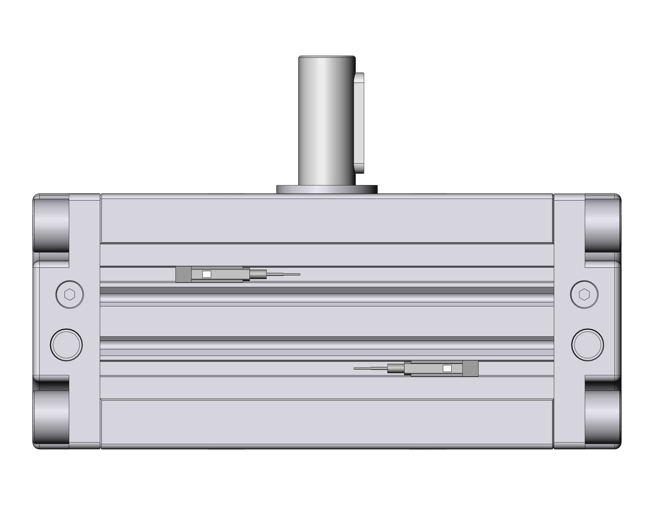 SMC CDRA1BS63-90CZ-M9PSBPC actuator, rotary, rack & pinion type, ROTARY ACTUATOR