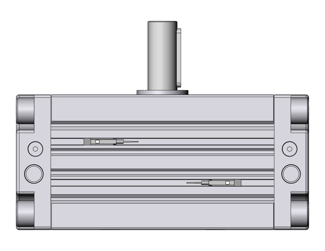 SMC CDRA1BS80-100CZ-M9BSDPC actuator, rotary, rack & pinion type, ROTARY ACTUATOR