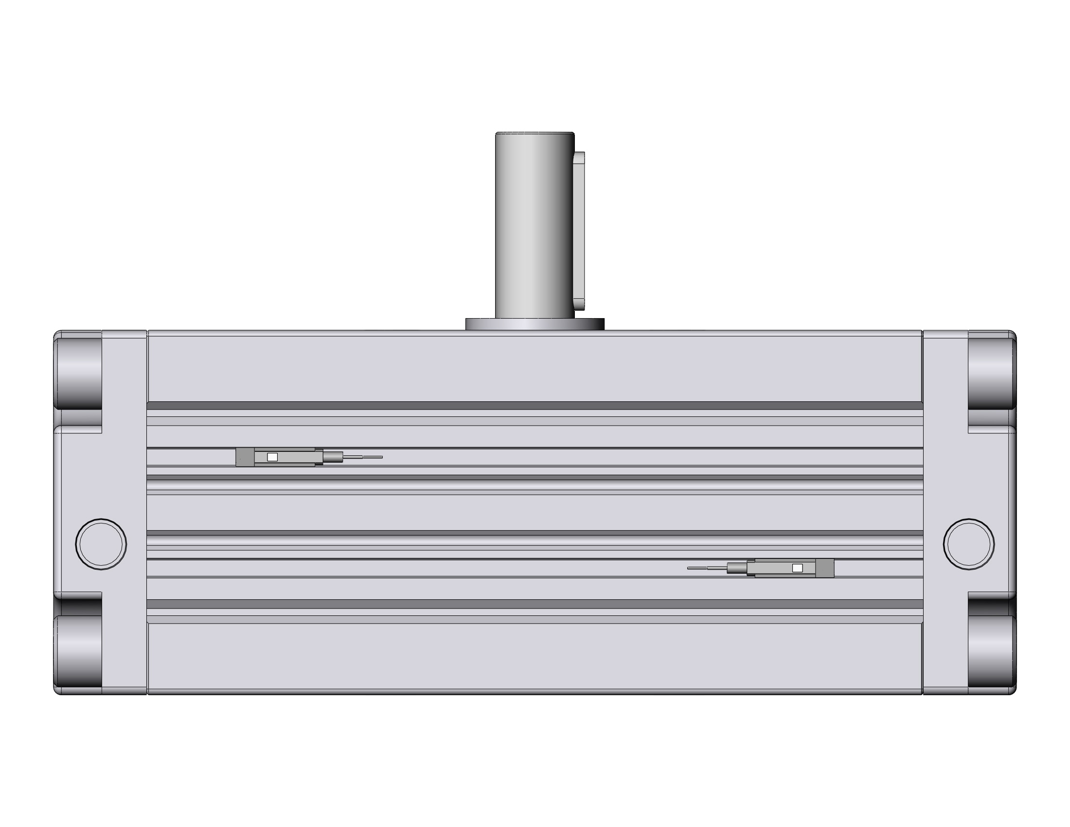 SMC CDRA1BS80-180Z-M9BL actuator, rotary, rack & pinion type, ROTARY ACTUATOR