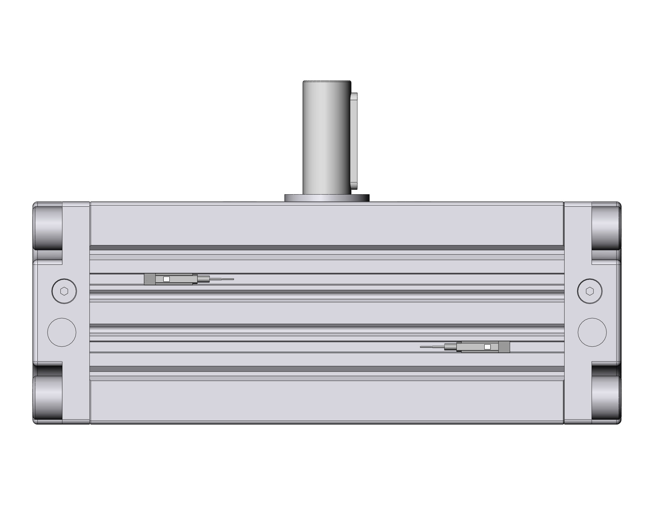 SMC CDRA1BS80TF-190CZ-M9BW actuator, rotary, rack & pinion type, ROTARY ACTUATOR