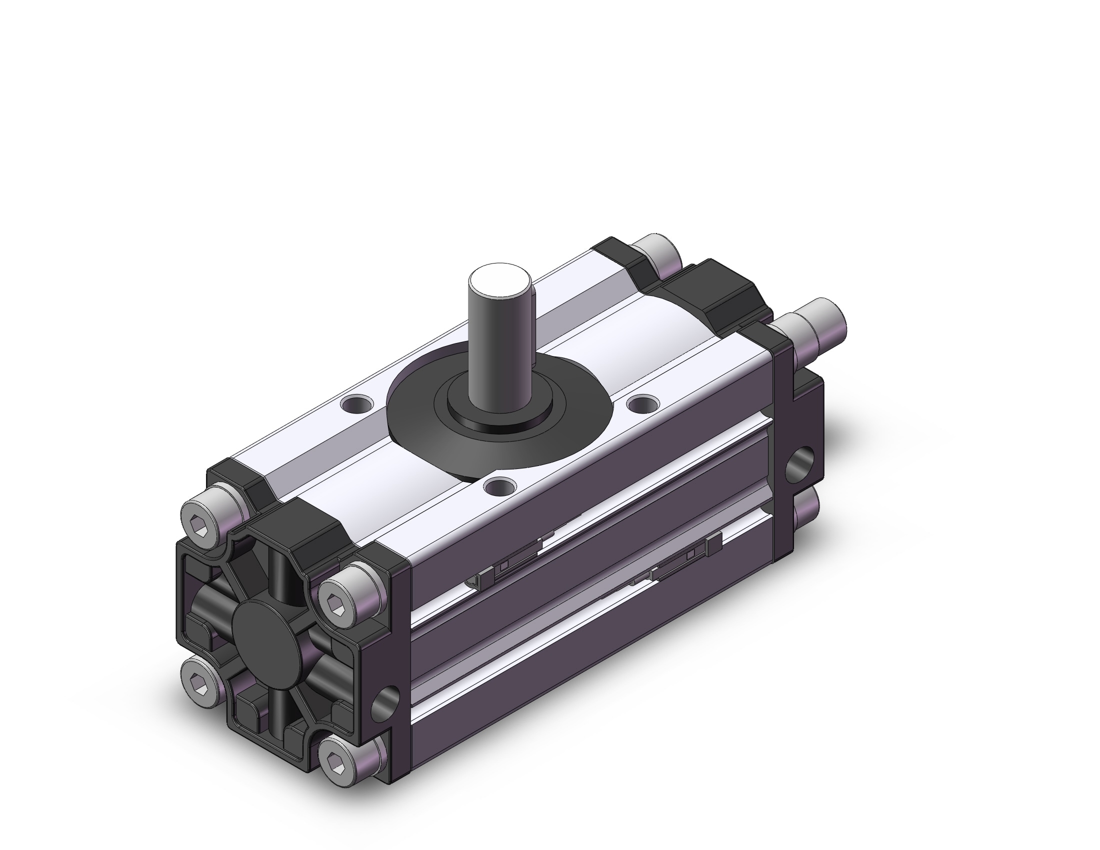 SMC CDRA1BSU50-100Z-M9BL actuator, rotary, rack & pinion type, ROTARY ACTUATOR