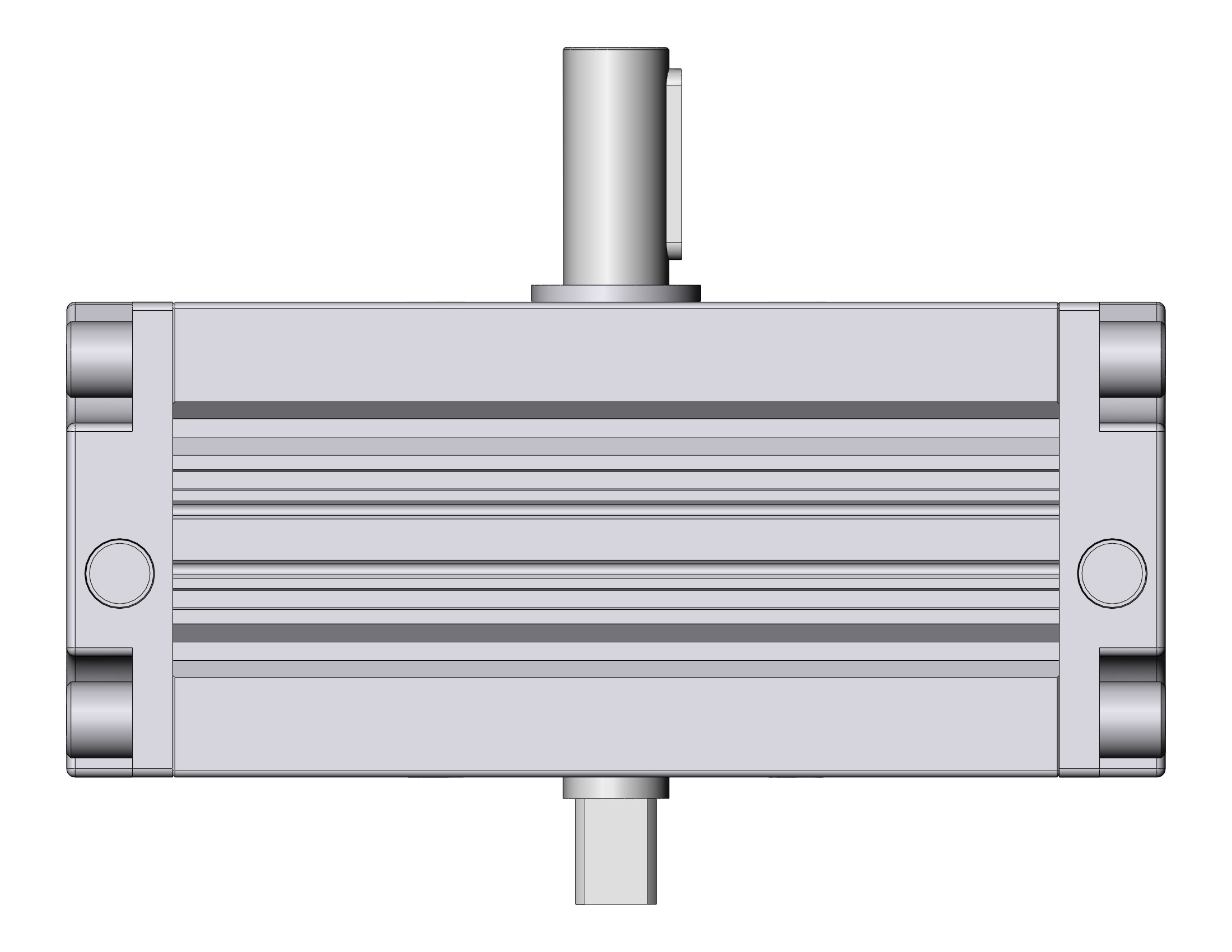 SMC CDRA1BWH100-90Z actuator, rotary, rack & pinion type, ROTARY ACTUATOR