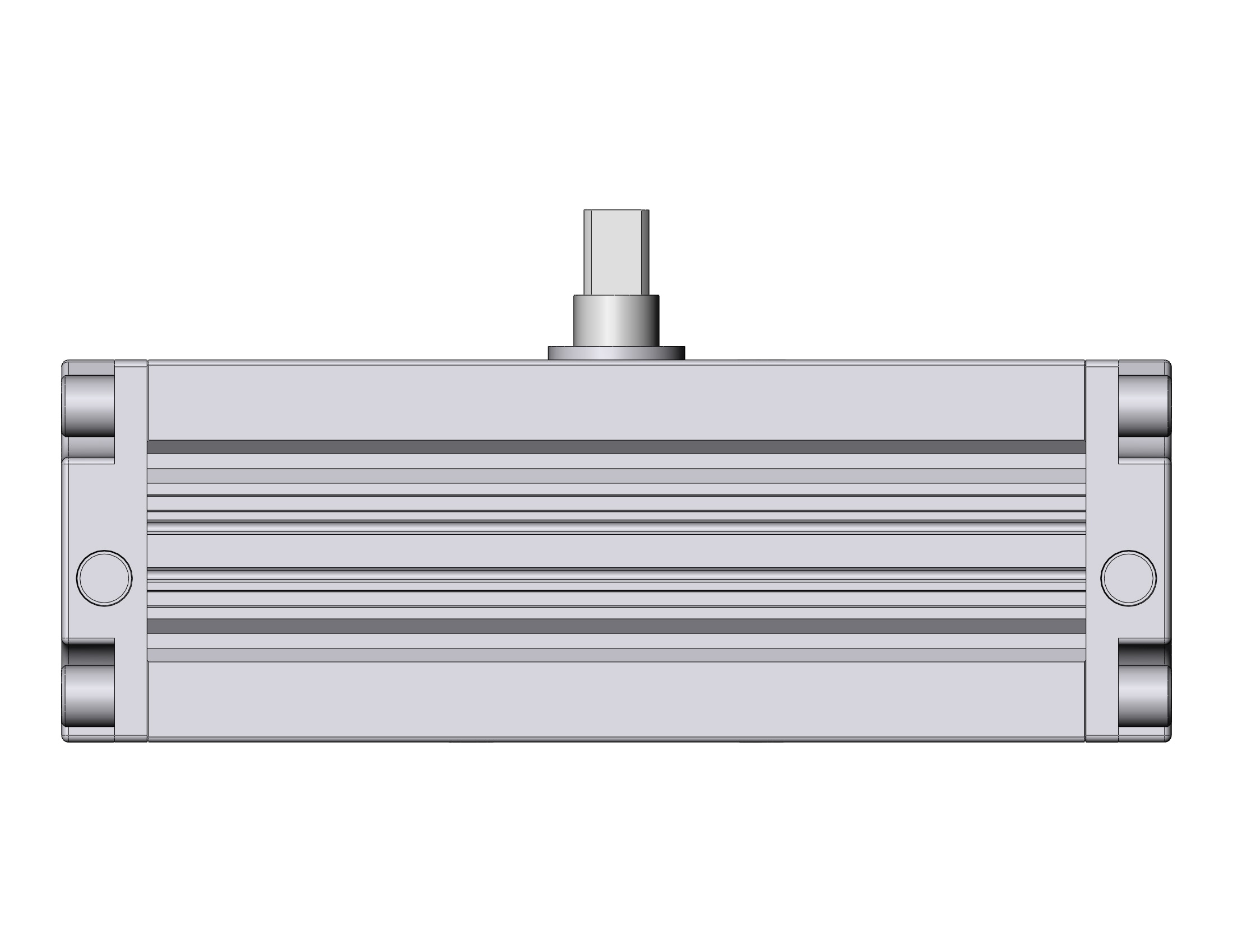 SMC CDRA1BX100-190Z actuator, rotary, rack & pinion type, ROTARY ACTUATOR