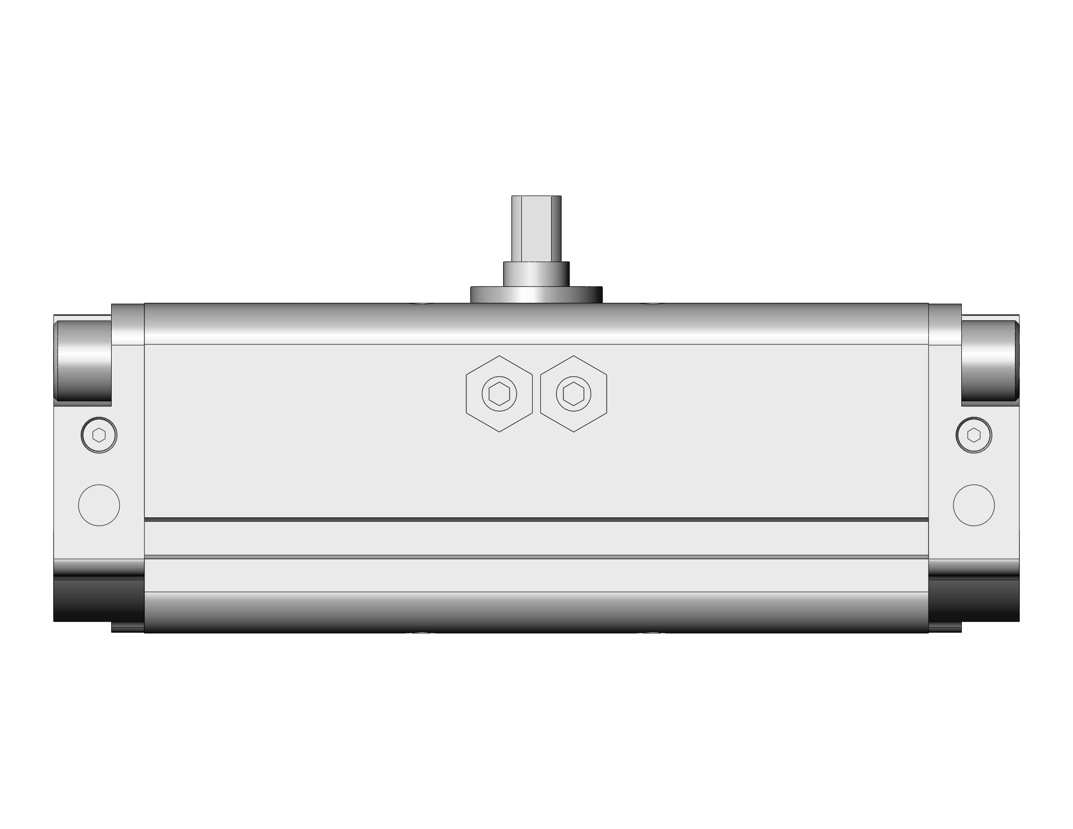 SMC CDRA1BX30-180CZ actuator, rotary, rack & pinion type, ROTARY ACTUATOR