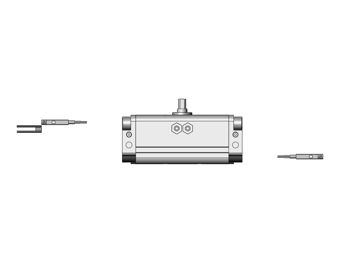 SMC CDRA1BX30-90CZ-A93L rotary actuator, ROTARY ACTUATOR