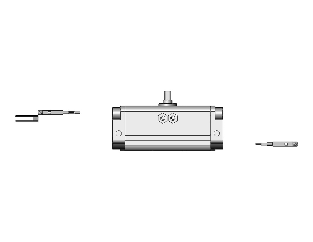 SMC CDRA1BX30-90Z-A93L rotary actuator, ROTARY ACTUATOR