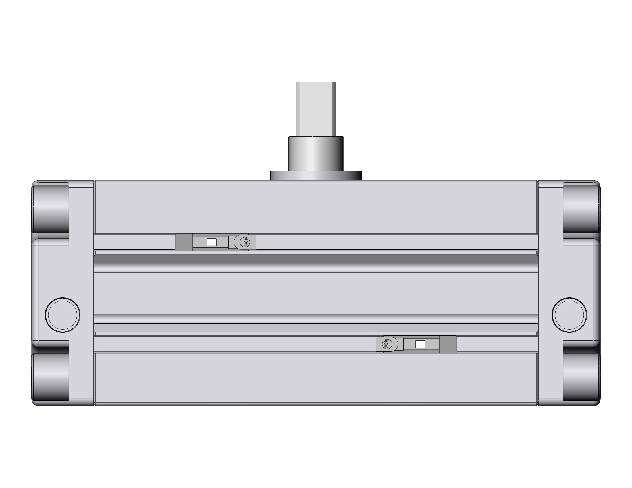 SMC CDRA1BX50-90Z-A93VS actuator, rotary, rack & pinion type, ROTARY ACTUATOR