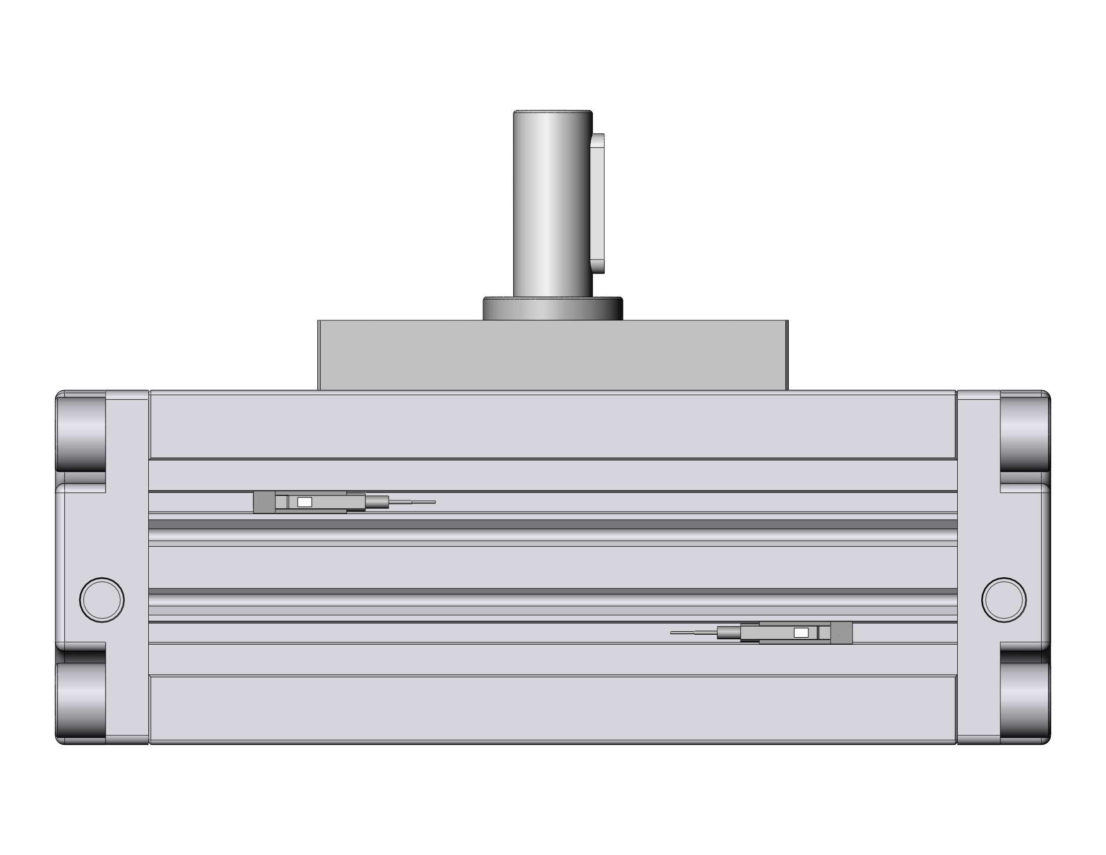 SMC CDRA1FS63-190Z-M9BASBPC actuator, rotary, rack & pinion type, ROTARY ACTUATOR