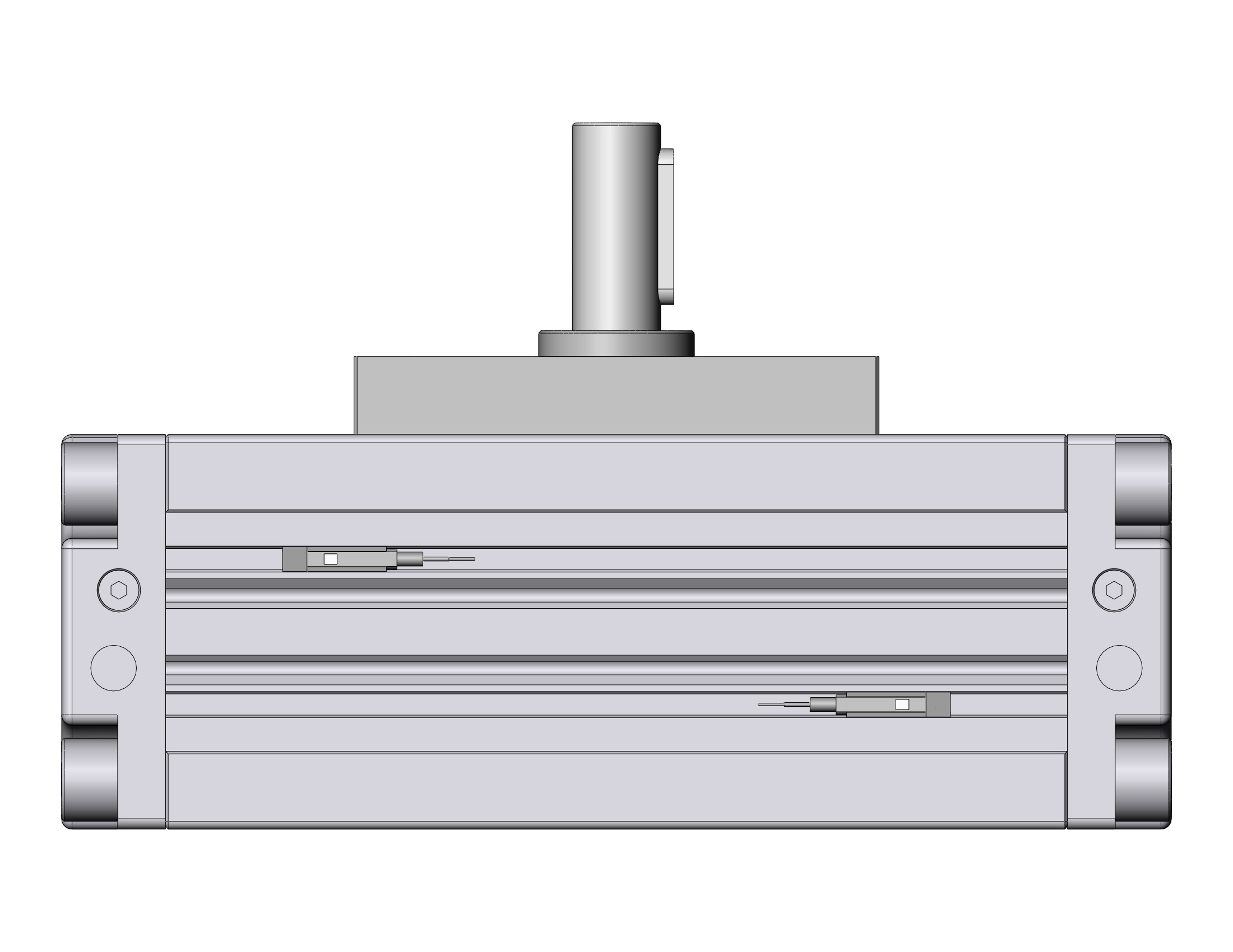 SMC CDRA1FS63TF-180CZ-M9BSDPC actuator, rotary, rack & pinion type, ROTARY ACTUATOR