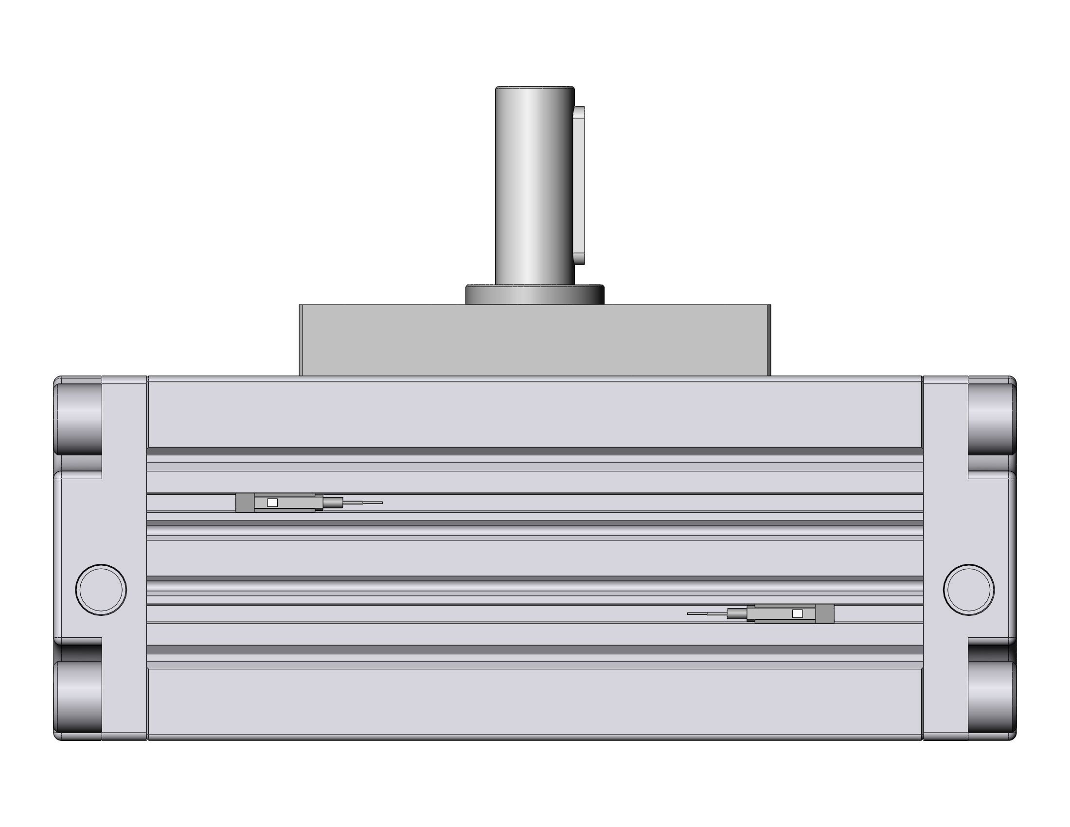 SMC CDRA1FS80-190Z-M9PSAPC actuator, rotary, rack & pinion type, ROTARY ACTUATOR