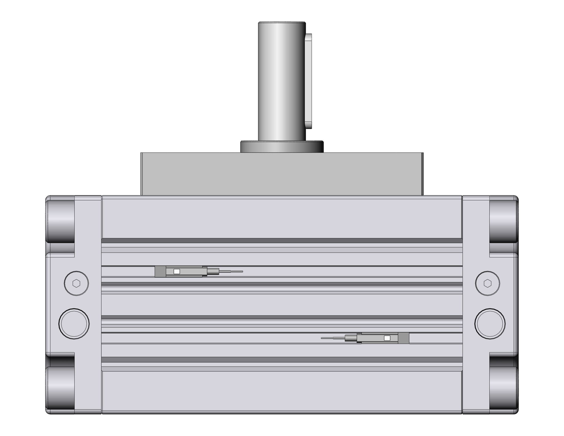 SMC CDRA1FS80-90CZ-M9PMAPC rotary actuator, ROTARY ACTUATOR