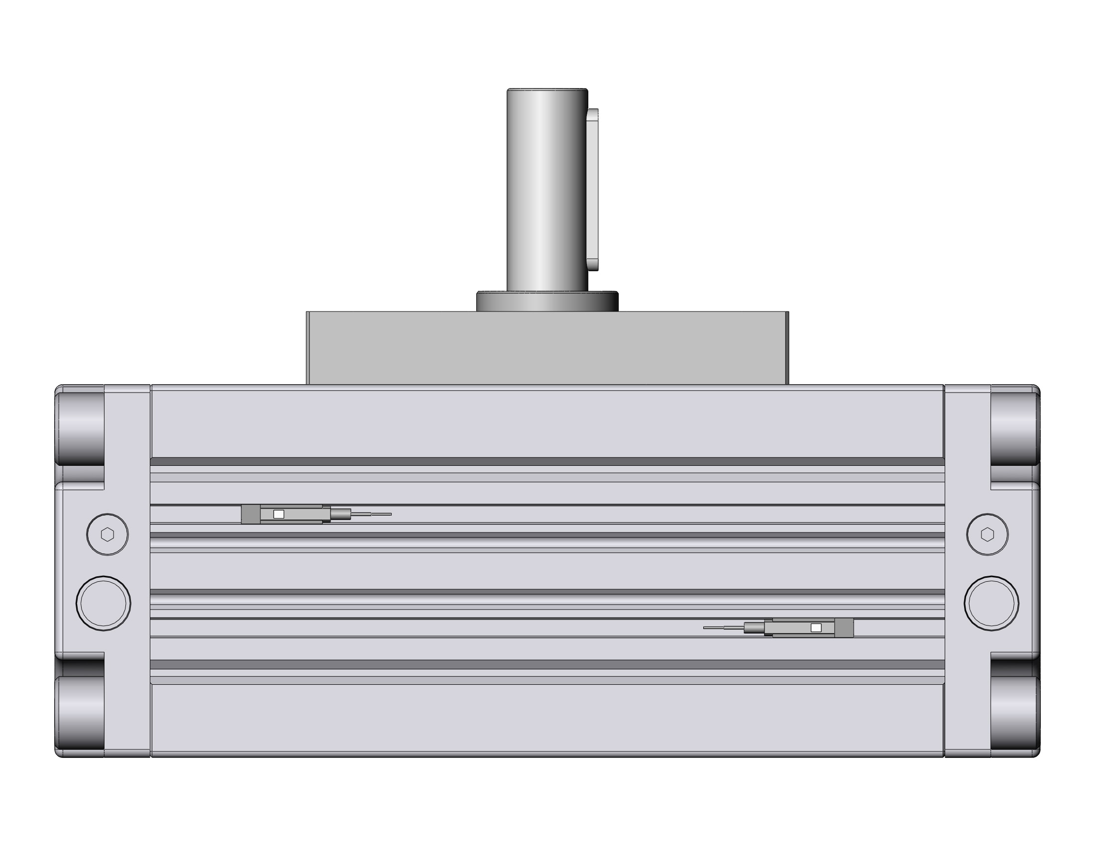 SMC CDRA1FS80TN-180CZ-M9P actuator, rotary, rack & pinion type, ROTARY ACTUATOR