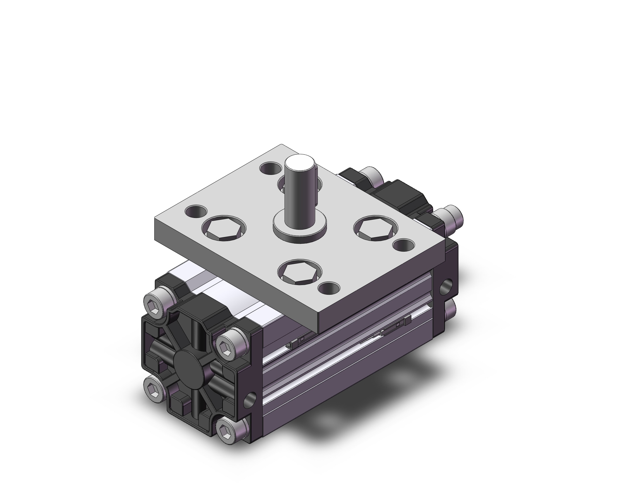 SMC CDRA1FSU63TT-90Z-M9PSAPC actuator, rotary, rack & pinion type, ROTARY ACTUATOR