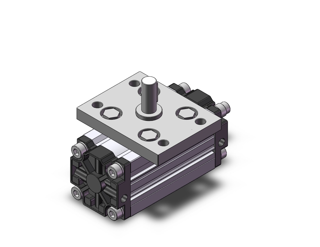 SMC CDRA1FSU63TT-90Z actuator, rotary, rack & pinion type, ROTARY ACTUATOR