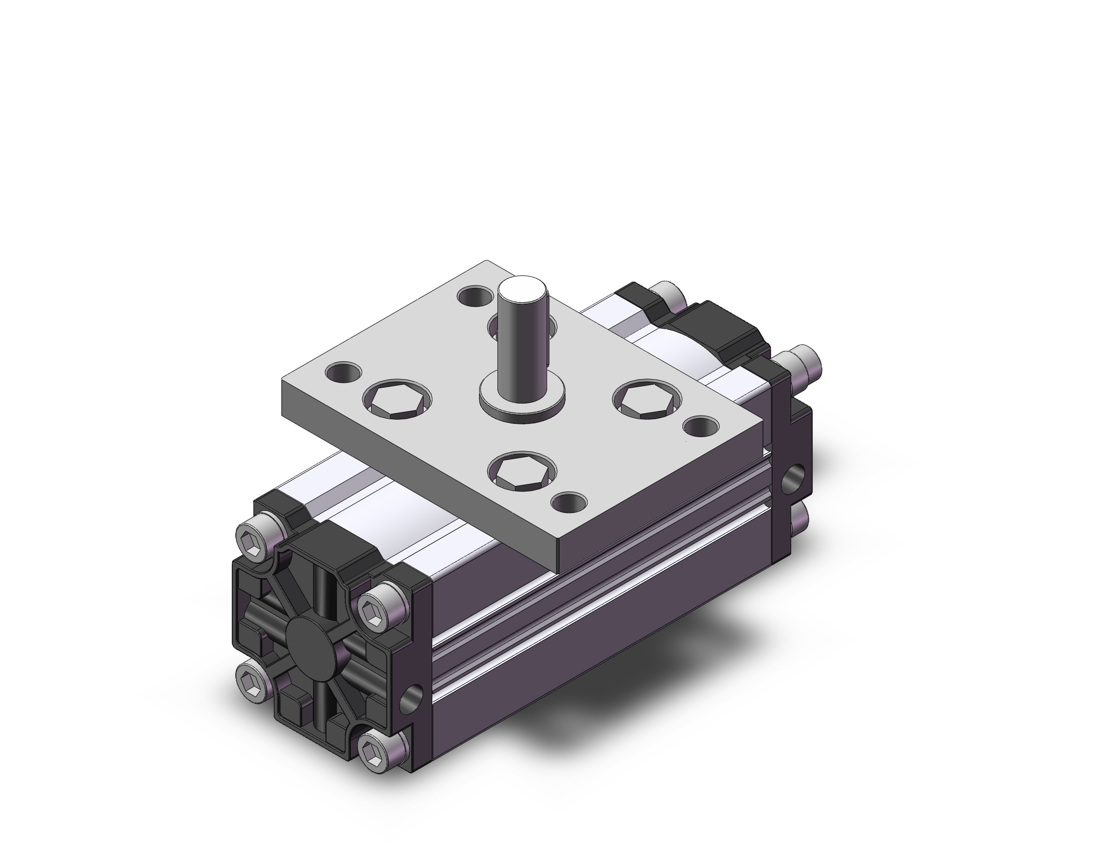 SMC CDRA1FSU80TN-190Z actuator, rotary, rack & pinion type, ROTARY ACTUATOR