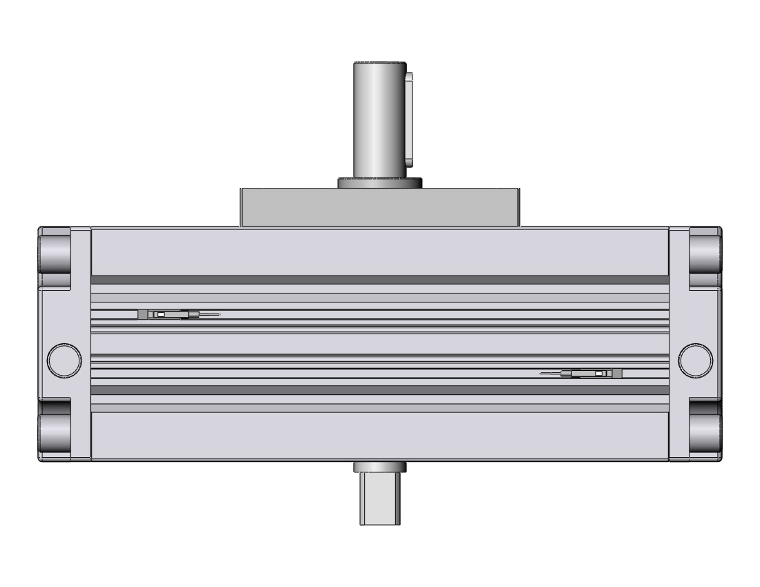 SMC CDRA1FW100-190Z-M9BAL actuator, rotary, rack & pinion type, ROTARY ACTUATOR