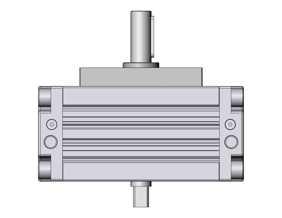 SMC CDRA1FW80-100CZ actuator, rotary, rack & pinion type, ROTARY ACTUATOR