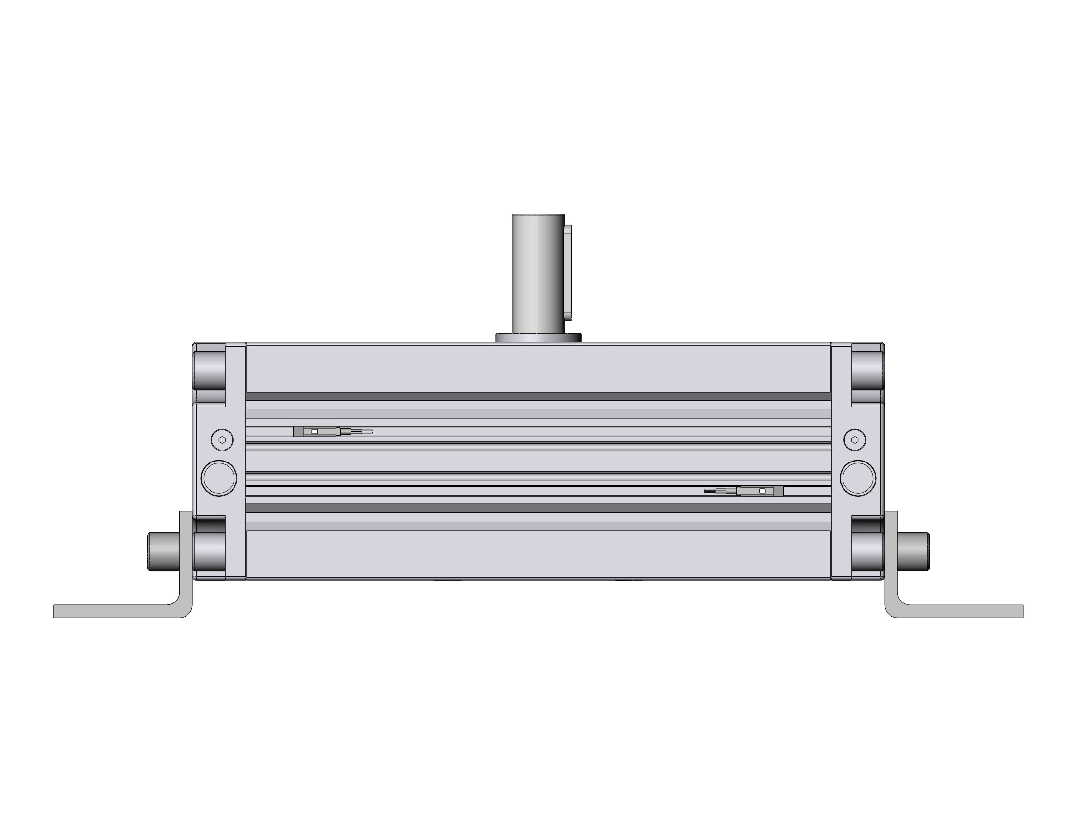 SMC CDRA1LS100TN-180CZ-A93L actuator, rotary, ROTARY ACTUATOR