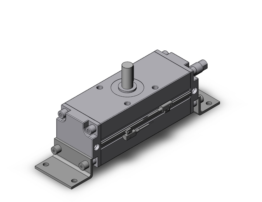 SMC CDRA1LSU100-180-F5BASDPC rotary actuator, ROTARY ACTUATOR