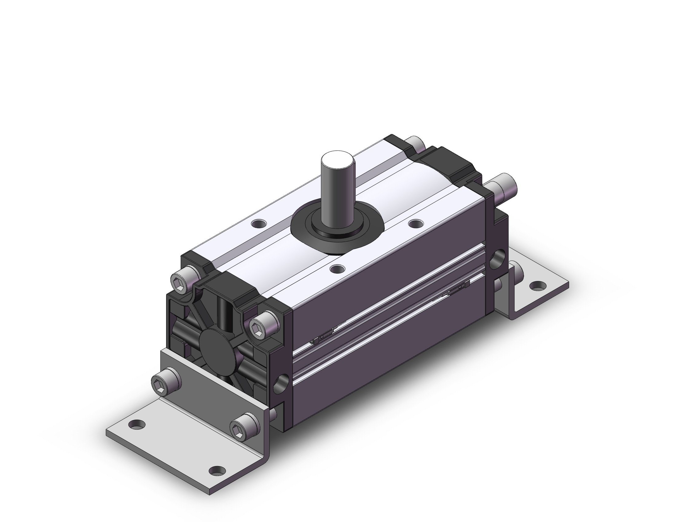 SMC CDRA1LSU100TN-100Z-M9PW actuator, rotary, rack & pinion type, ROTARY ACTUATOR