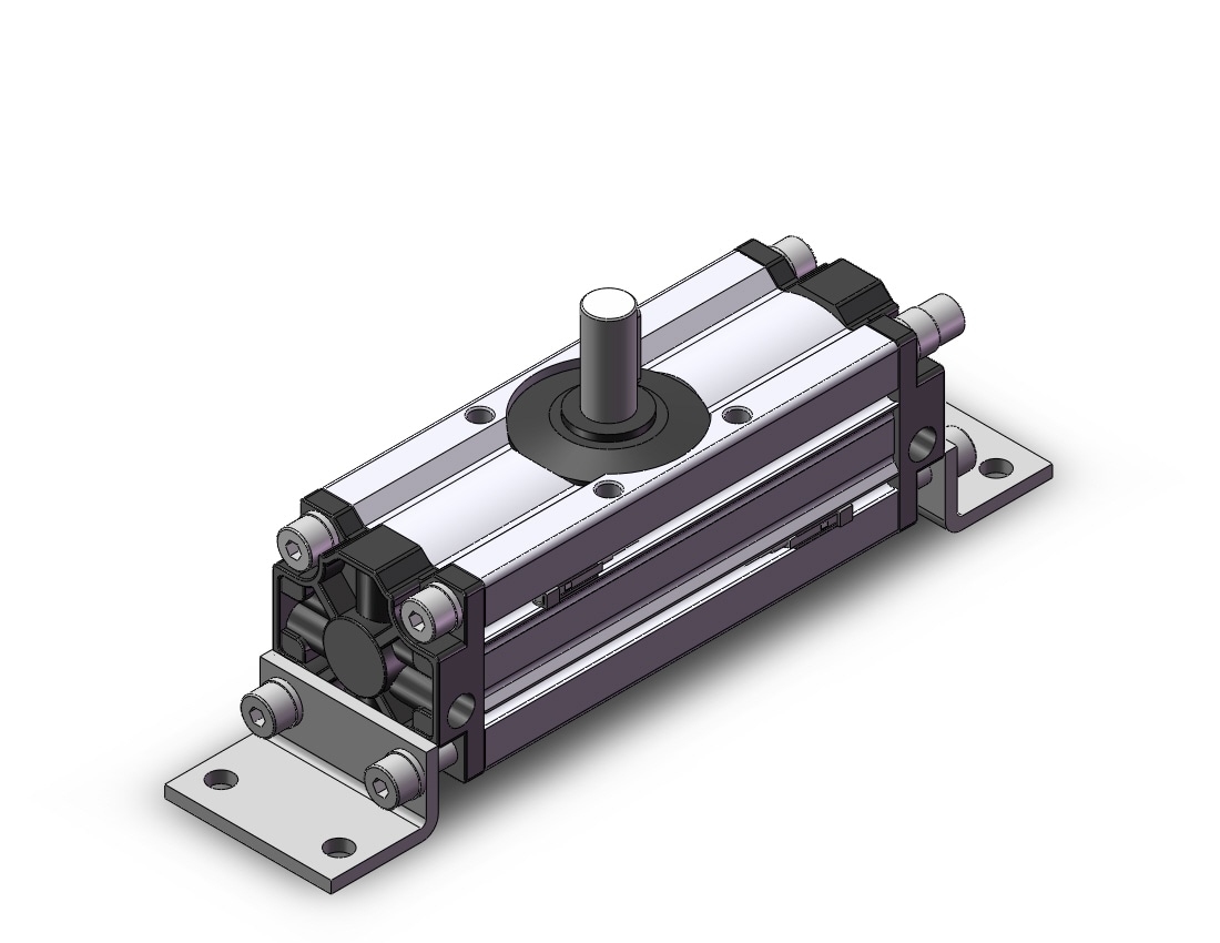 SMC CDRA1LSU50TN-190Z-M9PAZ actuator, rotary, rack & pinion type, ROTARY ACTUATOR