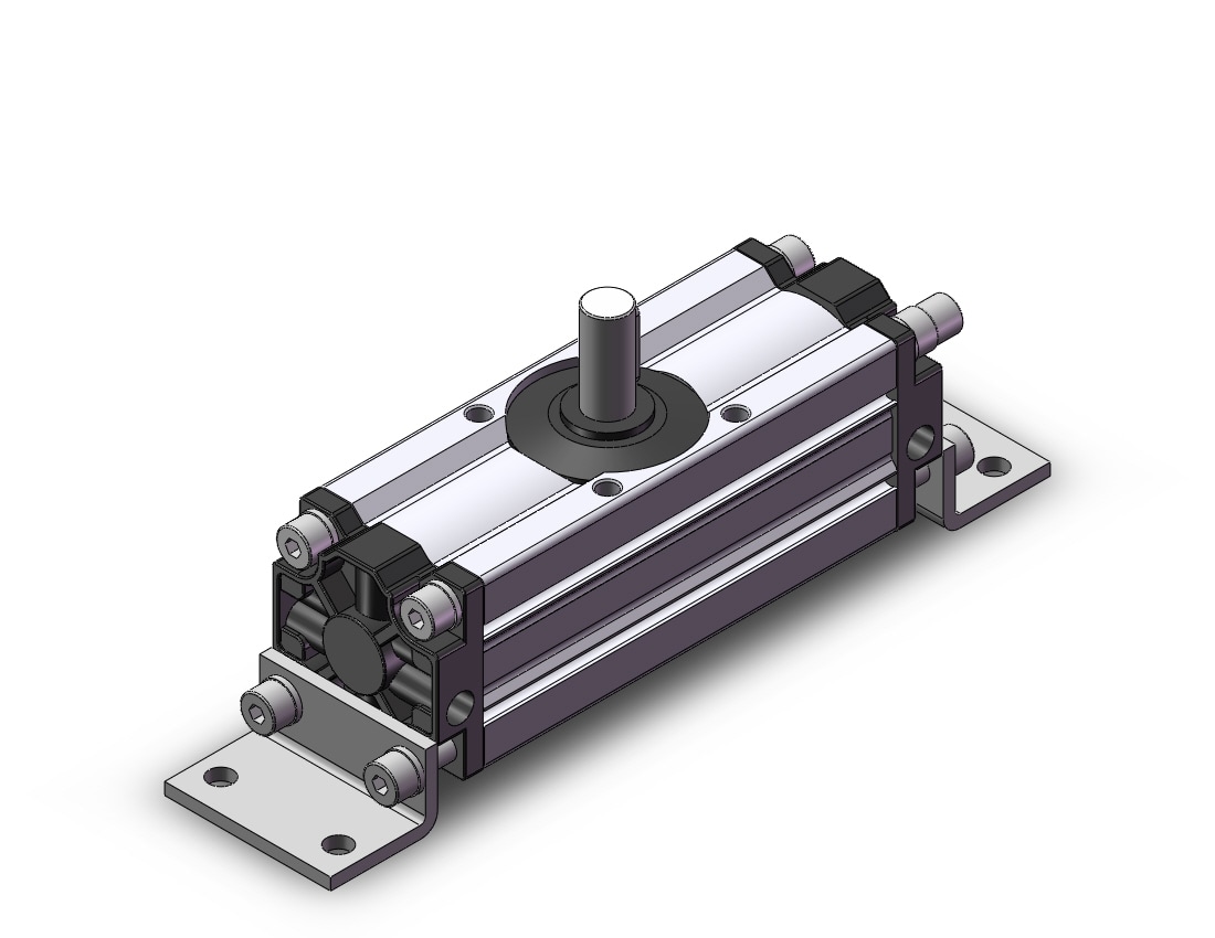 SMC CDRA1LSU50TT-190Z actuator, rotary, rack & pinion type, ROTARY ACTUATOR