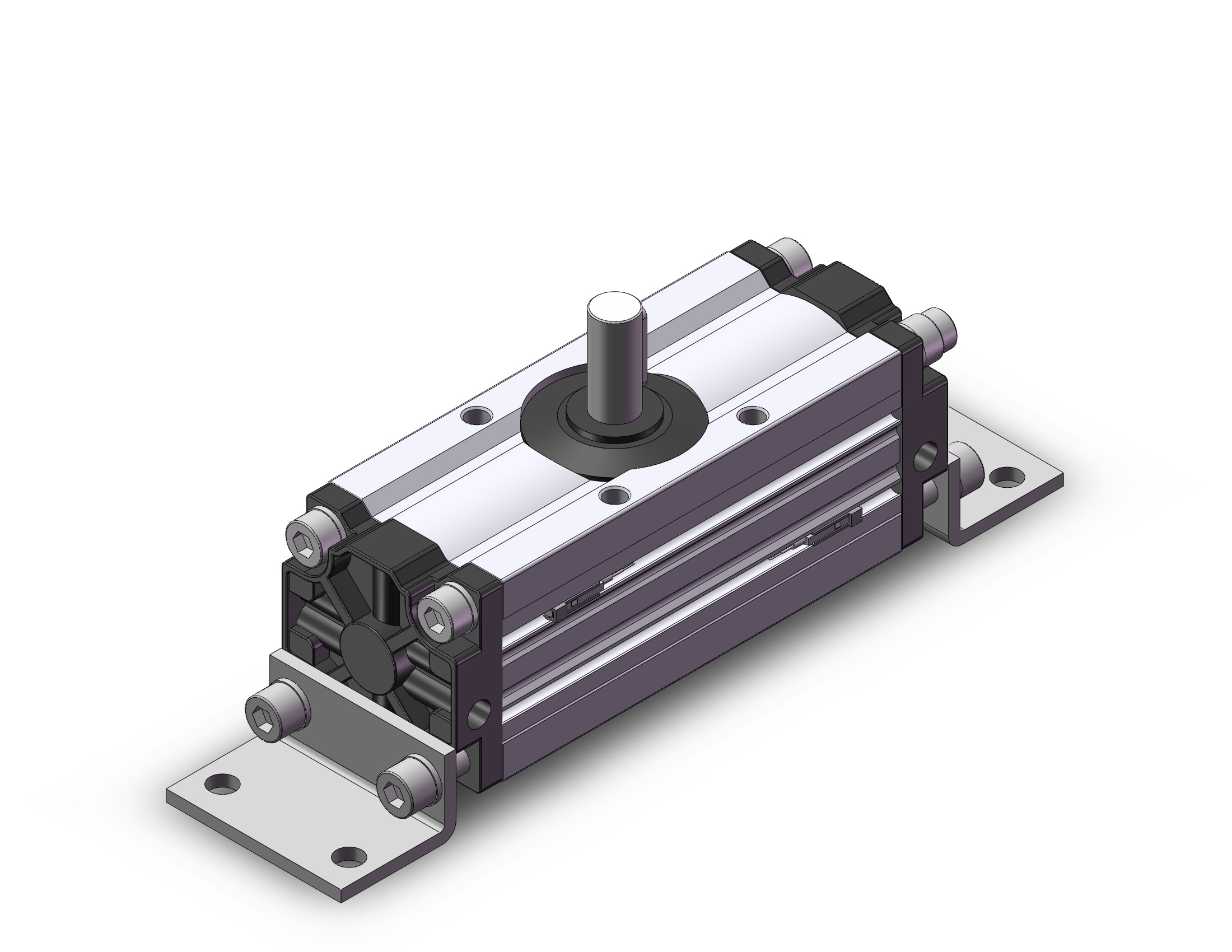 SMC CDRA1LSU63TT-180Z-M9PSAPC actuator, rotary, rack & pinion type, ROTARY ACTUATOR