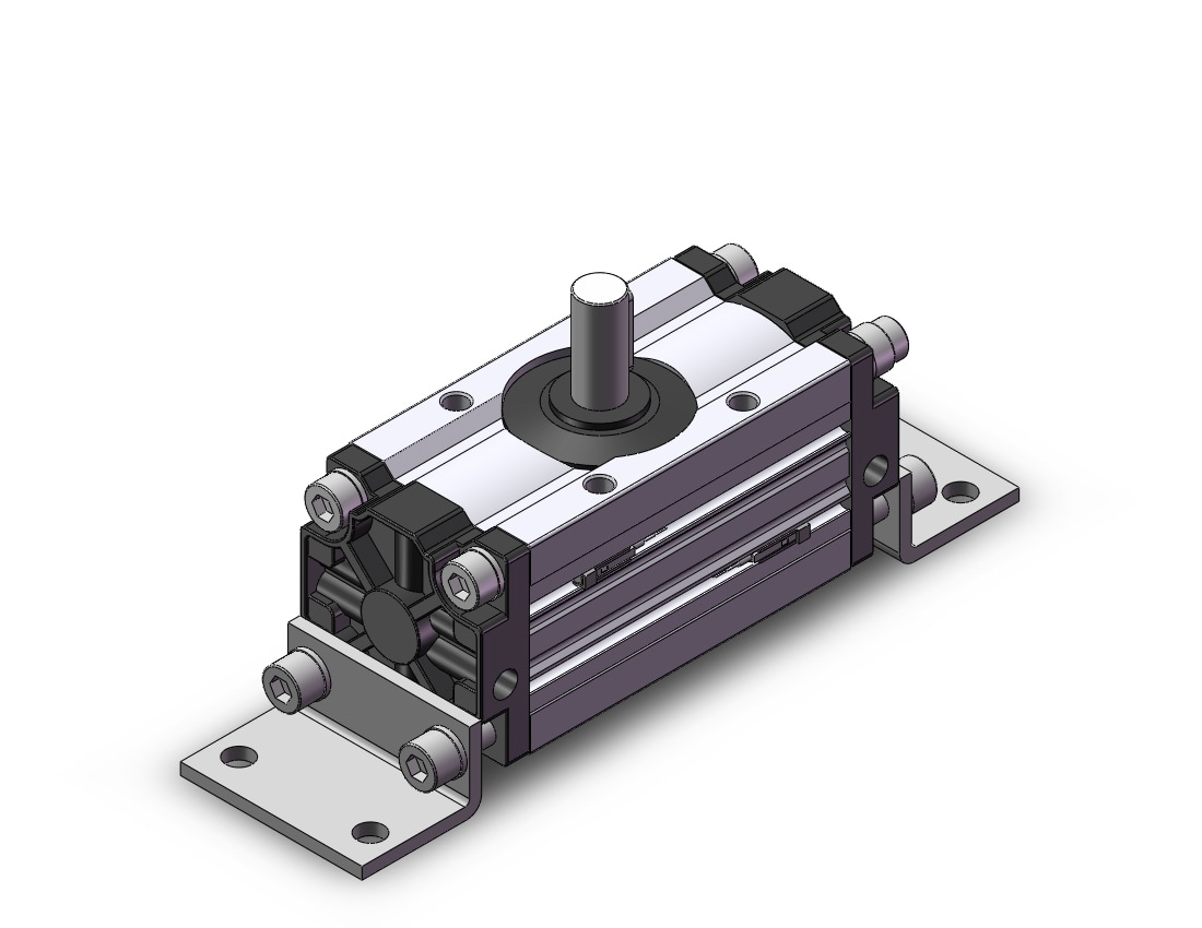 SMC CDRA1LSU63TT-90Z-M9PSAPC actuator, rotary, rack & pinion type, ROTARY ACTUATOR