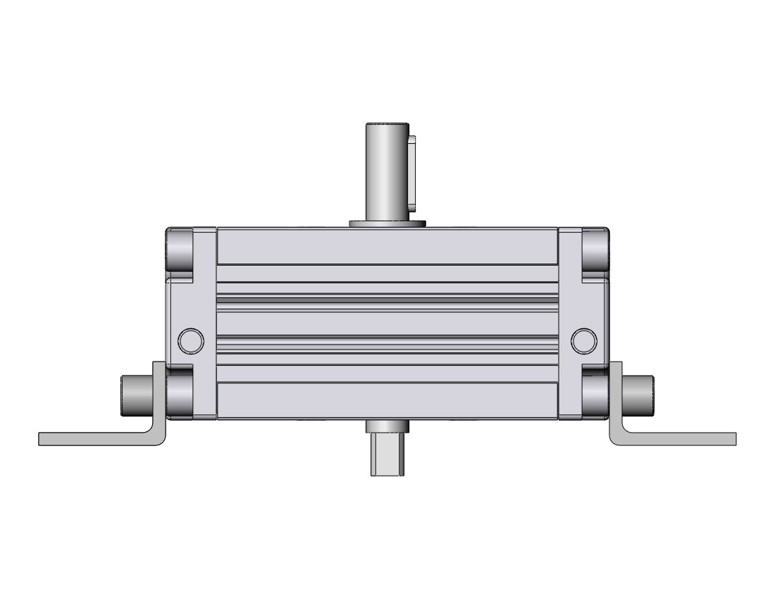 SMC CDRA1LW63TN-90Z actuator, rotary, rack & pinion type, ROTARY ACTUATOR