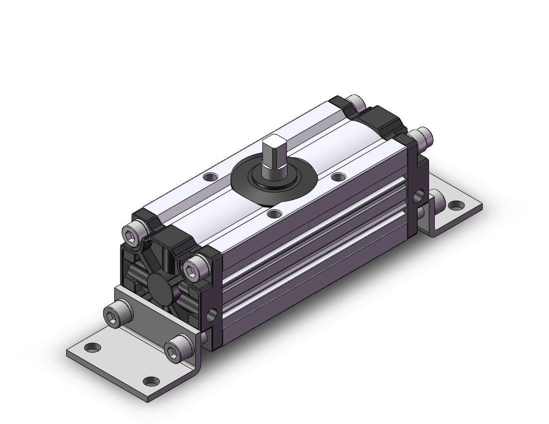 SMC CDRA1LXU63TN-180Z actuator, rotary, rack & pinion type, ROTARY ACTUATOR