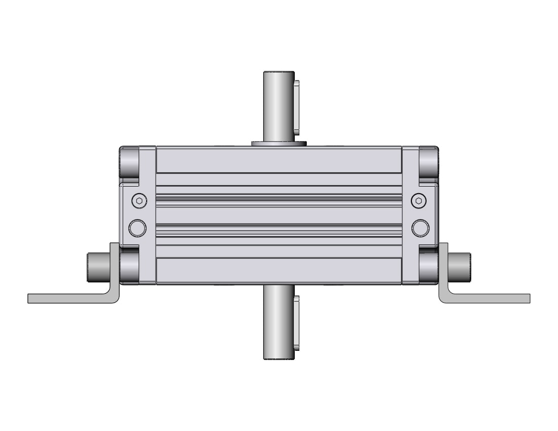 SMC CDRA1LY63-90CZ actuator, rotary, rack & pinion type, ROTARY ACTUATOR