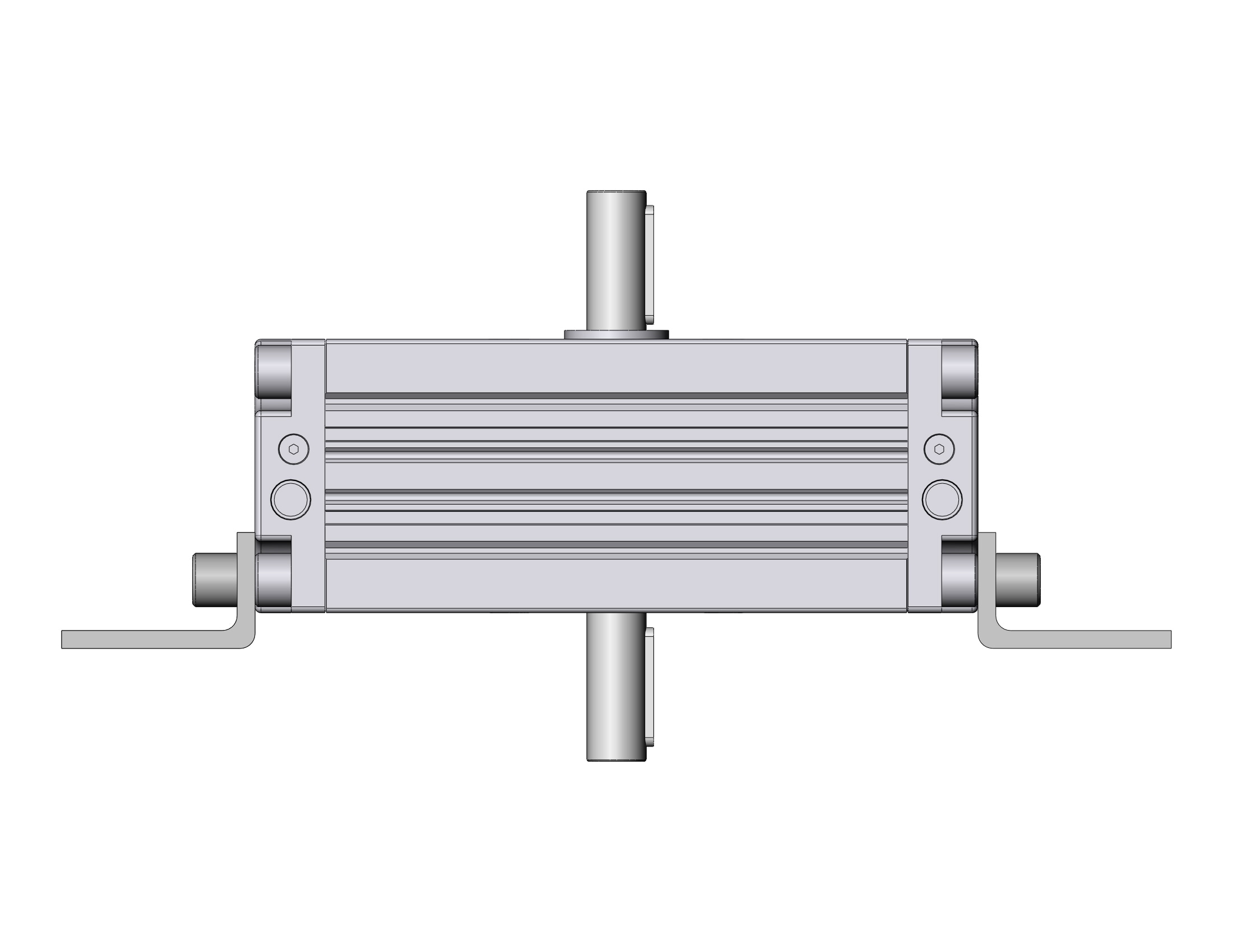 SMC CDRA1LY80TN-190CZ actuator, rotary, rack & pinion type, ROTARY ACTUATOR