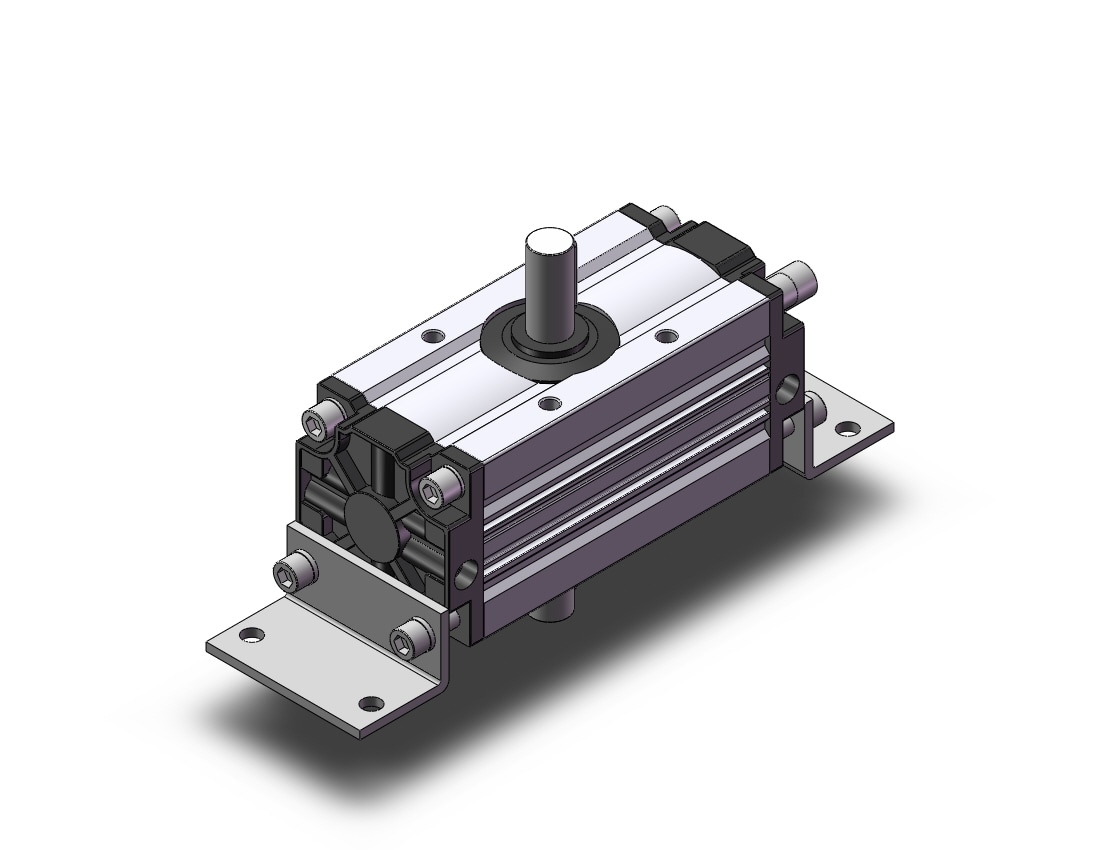 SMC CDRA1LYU100TN-90Z actuator, rotary, rack & pinion type, ROTARY ACTUATOR