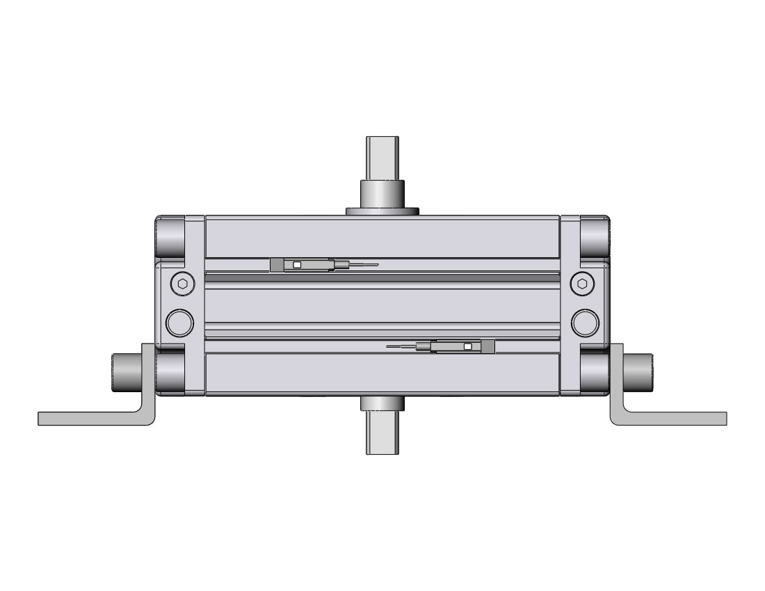 SMC CDRA1LZ50-90CZ-M9N actuator, rotary, rack & pinion type, ROTARY ACTUATOR