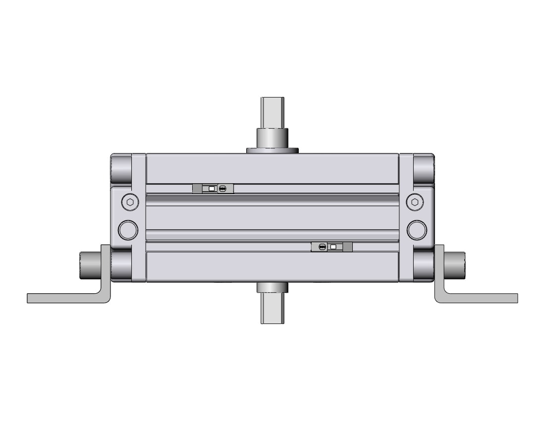 SMC CDRA1LZ50-90CZ-M9NV actuator, rotary, rack & pinion type, ROTARY ACTUATOR