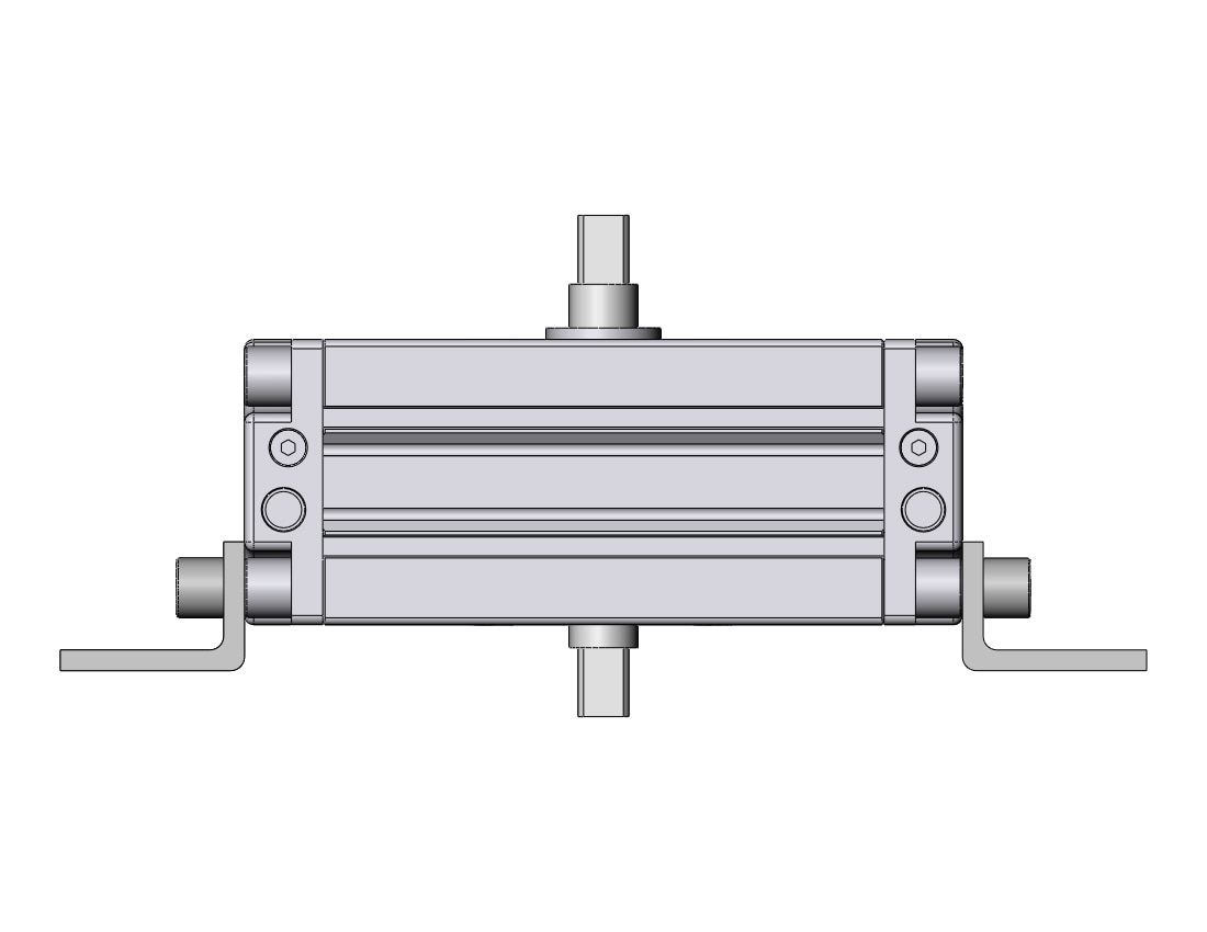 SMC CDRA1LZ50-90CZ actuator, rotary, rack & pinion type, ROTARY ACTUATOR